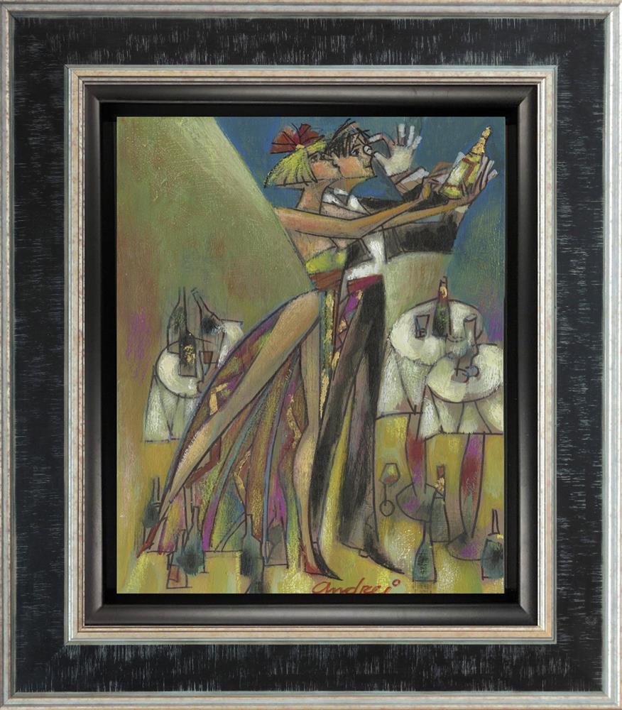 Andrei Protsouk - 'Wine Tasting' - Framed Original Art