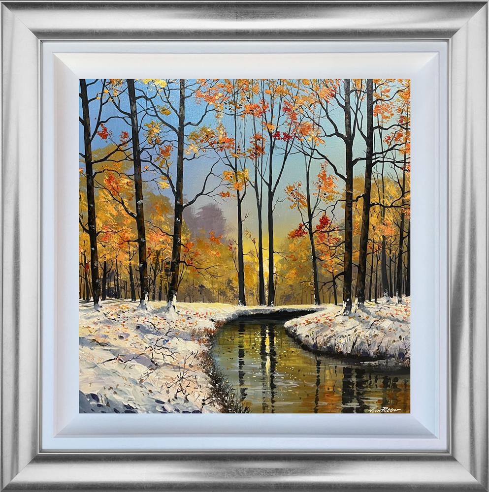 Nick Potter - 'Winters Evening On The River' - Framed Original