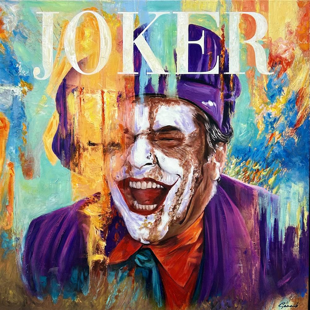 Sannib - 'You Can Call Me ...Joker!' - Framed Original Art