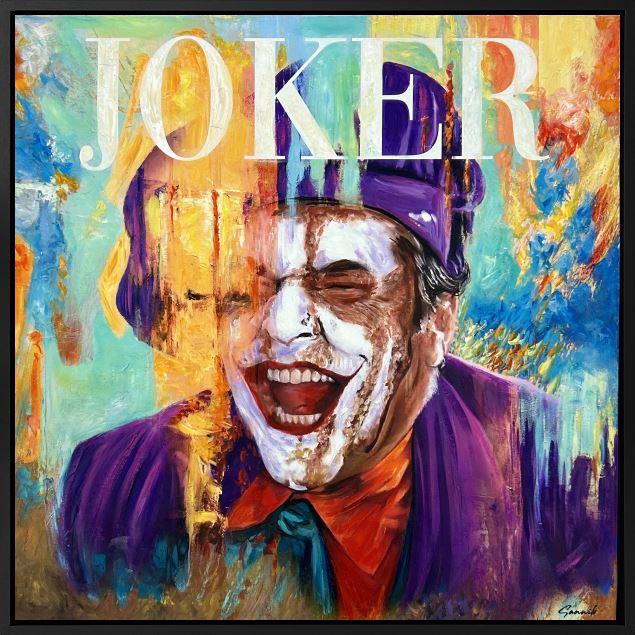 Sannib - 'You Can Call Me ...Joker!' - Framed Original Art