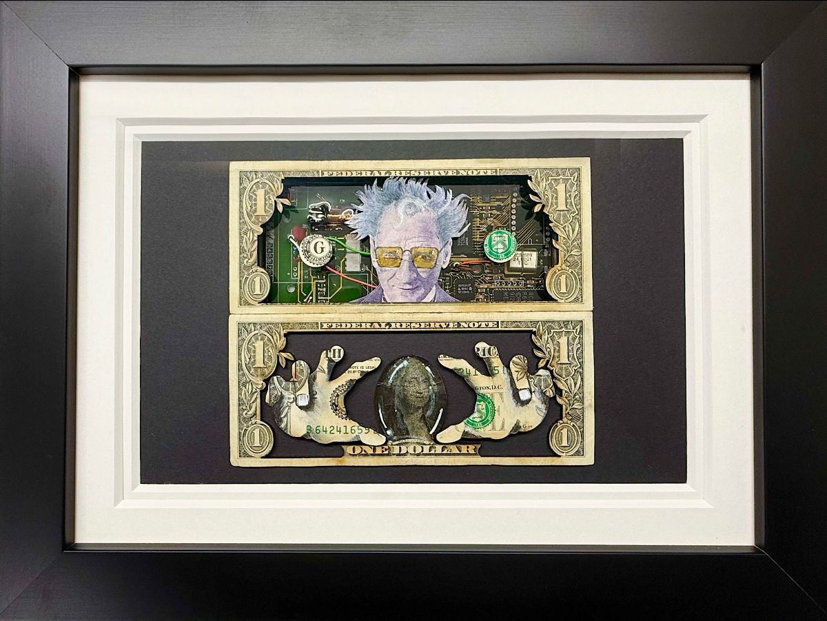 TBOY - 'The Future Is Electric'  - Currency Collection - Framed Original