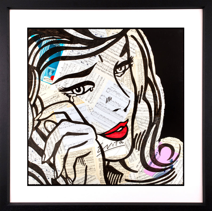 Chess - 'Crying Girl' - Framed Limited Edition Print