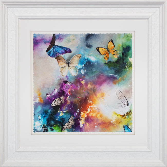 Katy Jade Dobson - 'Ugly Butterfly I' -  Mini Series - Framed Limited Edition