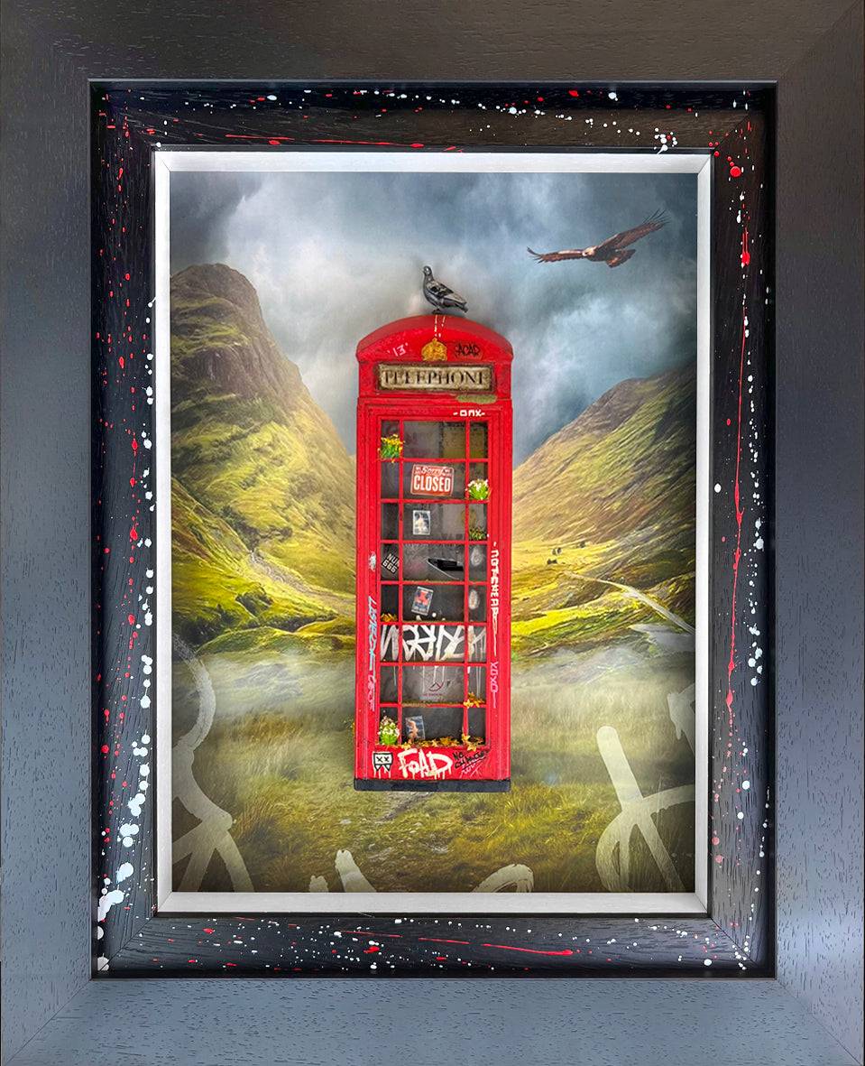 JJ Adams - 'Call Collect - Glencoe' - Framed Limited Edition Sculpture