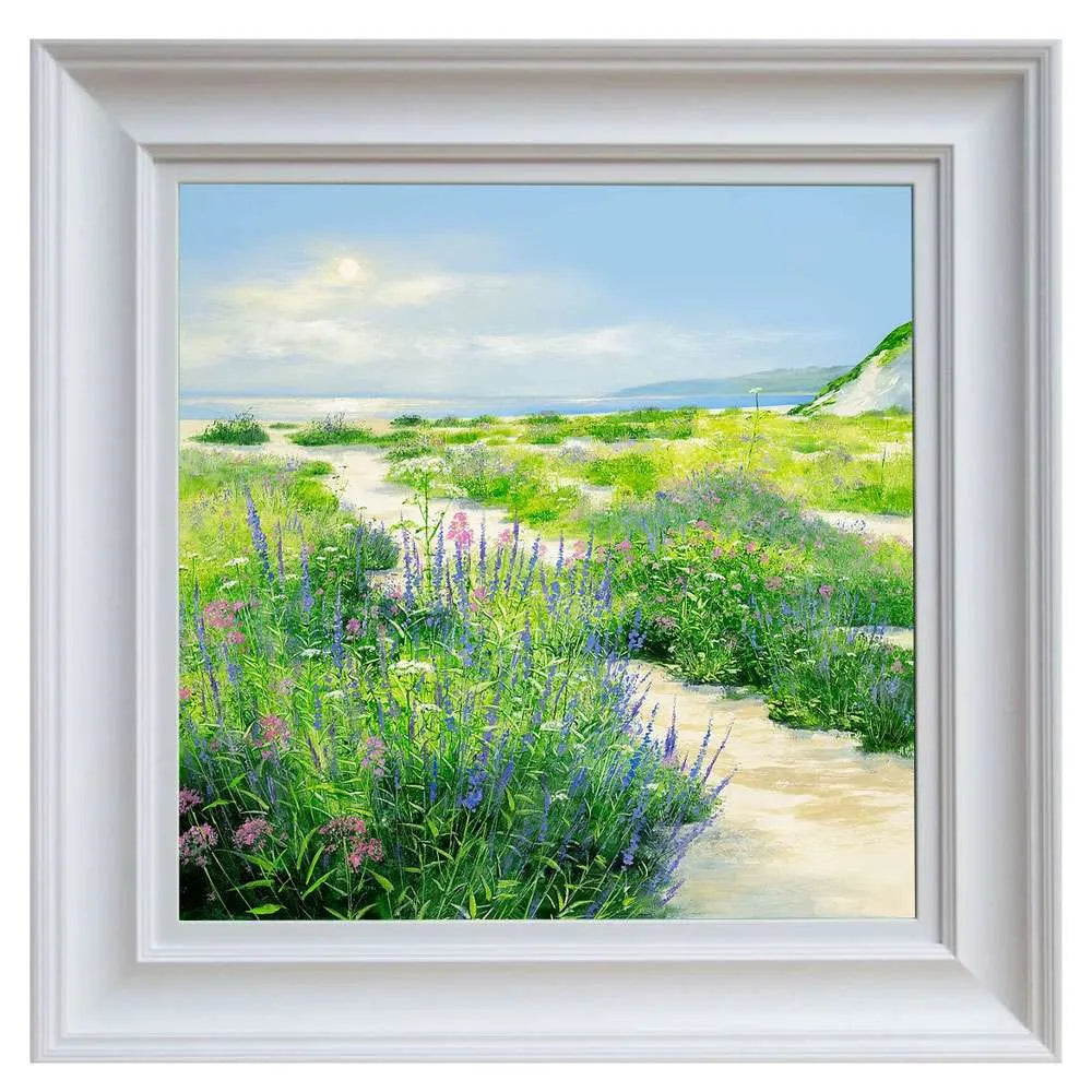 Heather Howe - 'Coastal Flowers' - Framed Limited Edition Print