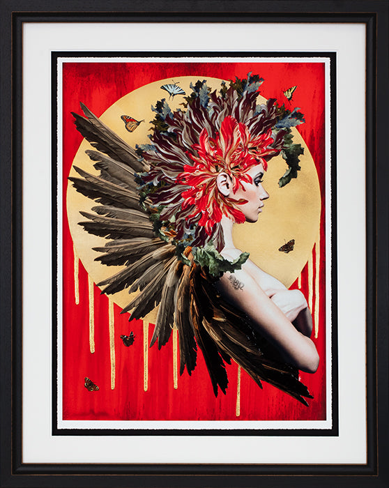 Louise Hutton - 'Rebel's Angel' - Framed Limited Edition