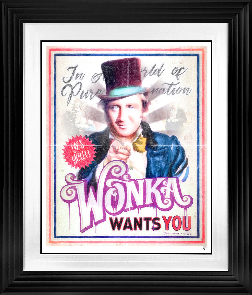 JJ Adams - 'Wonka Needs You!' - Framed Limited Edition