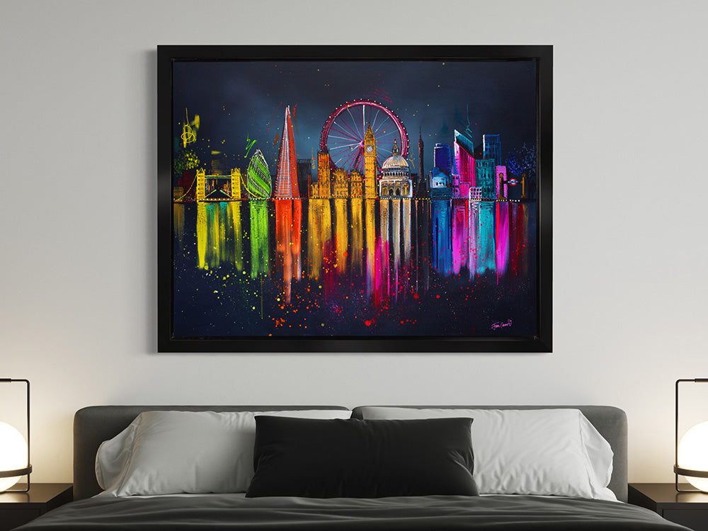 Julie Connor - 'Live.Love.London' - Framed Original Artwork