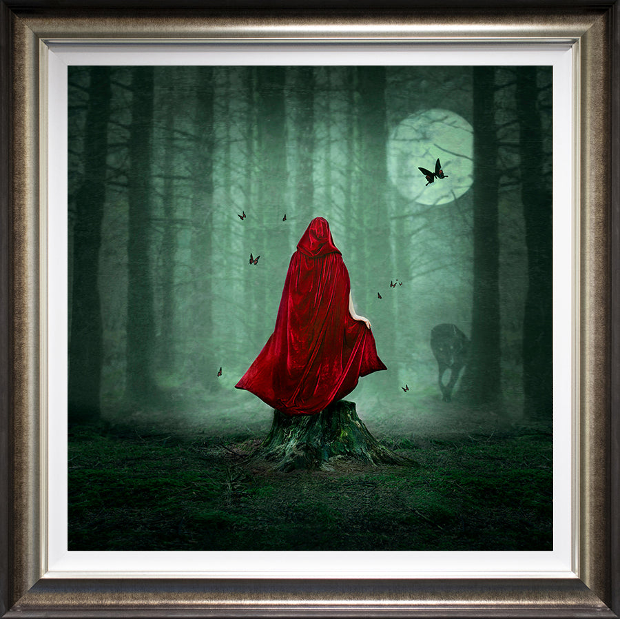 Michelle Mackie - 'Red - Little Red Riding Hood' - Framed Limited Edition Art