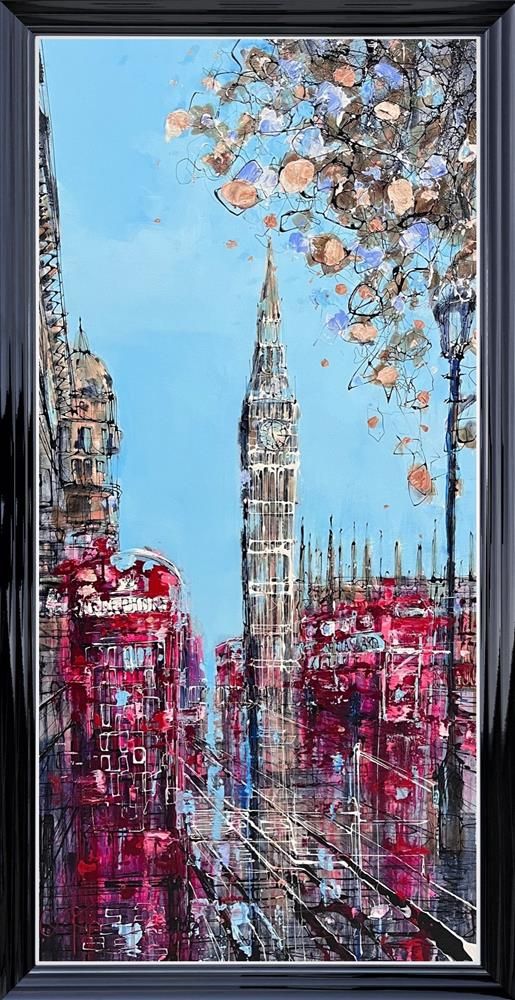 Nigel Cooke - 'London In Rush Hour'  - Framed Original Artwork