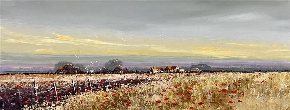 John Horsewell - 'Golden Fields' - Framed Original Artwork