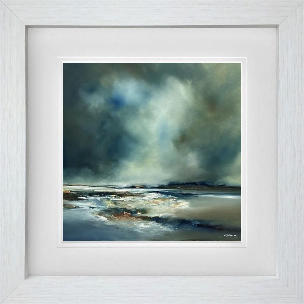 Alison Johnson - 'Sapphire Waters' - Framed Original Artwork