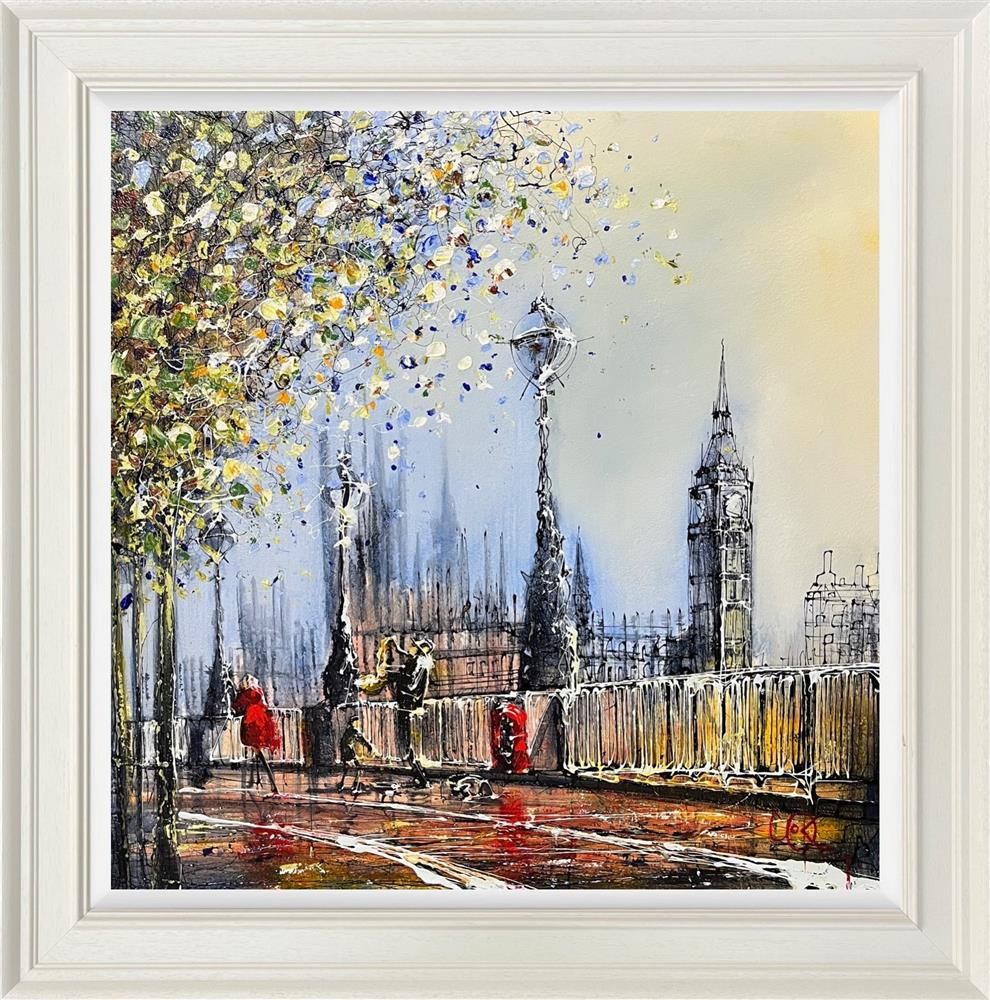 Nigel Cooke - 'Southbank Glows'  - Framed Original Artwork