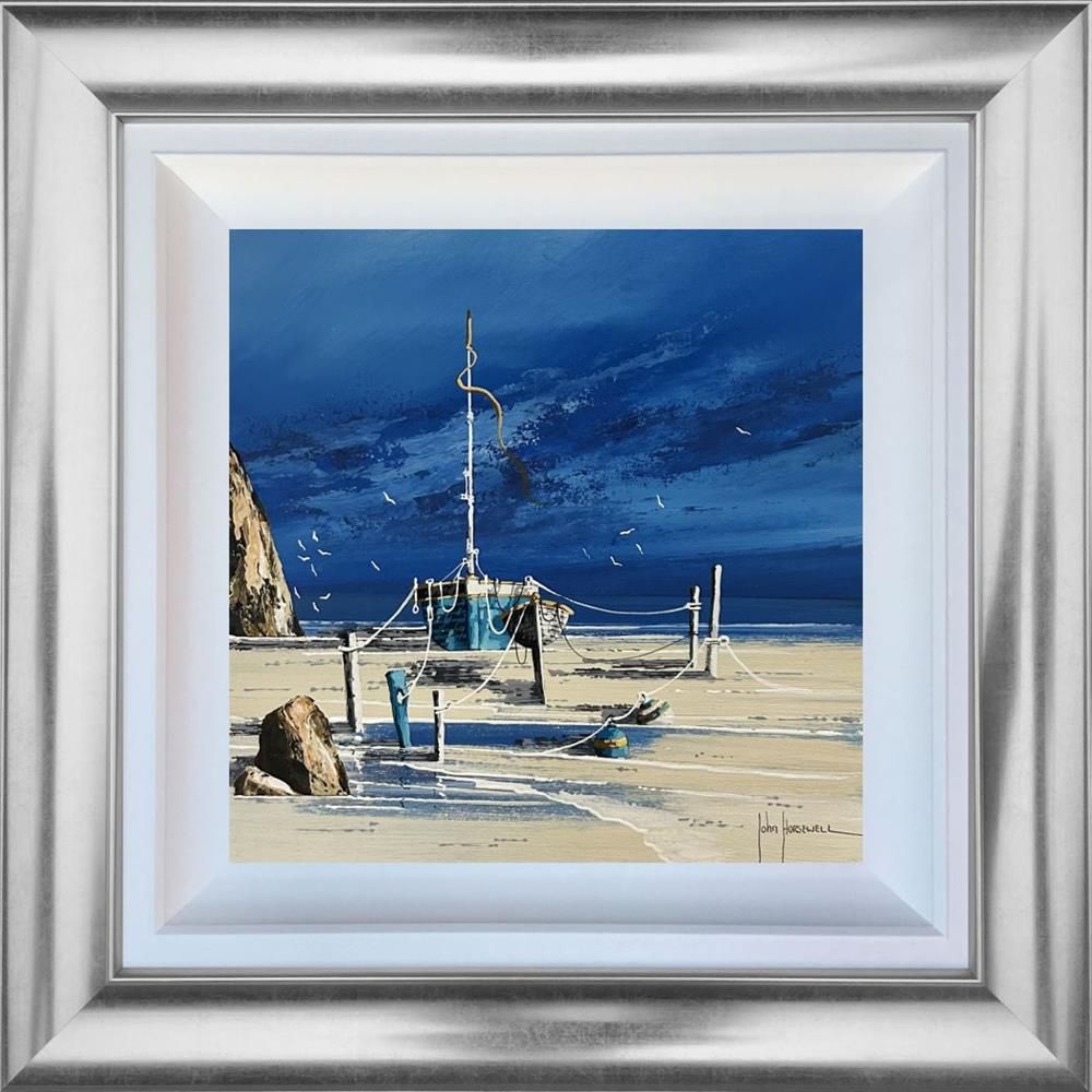 John Horsewell - 'Alone At Sea' - Framed Original Artwork