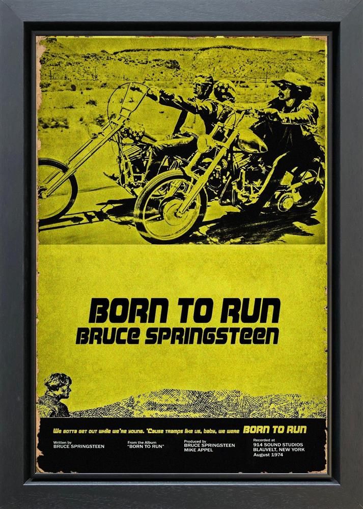 Linda Charles - 'Born To Run - ReMovied' - Framed Original Artwork