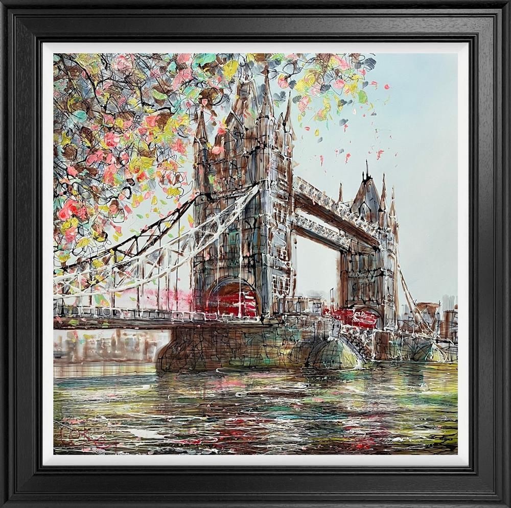 Nigel Cooke - 'Tower Motion'  - Framed Original Artwork