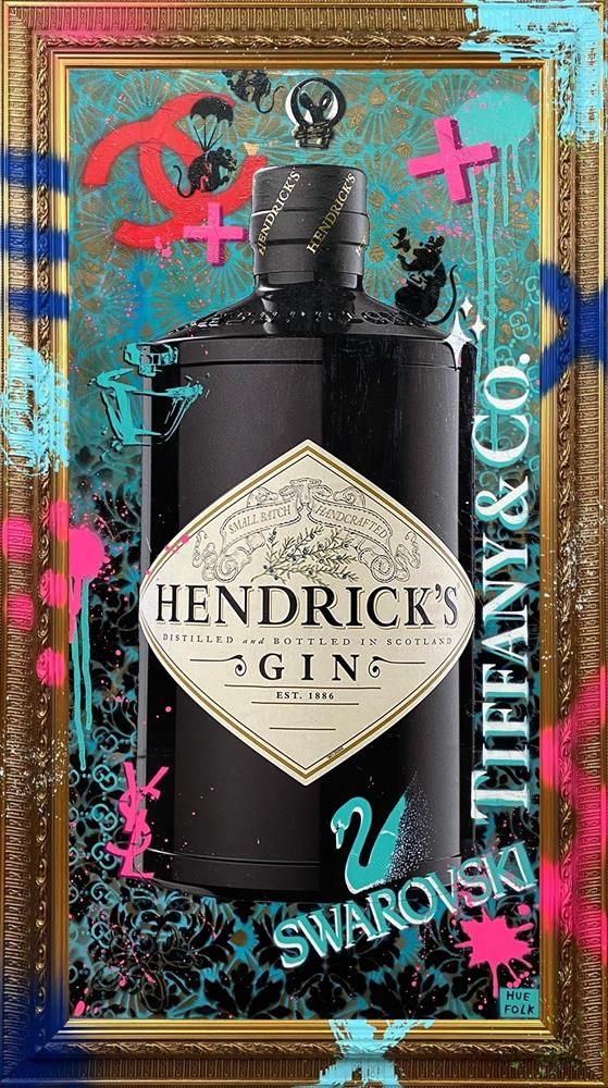 Hue Folk - 'Hendrick's Hour' - Framed Original Art