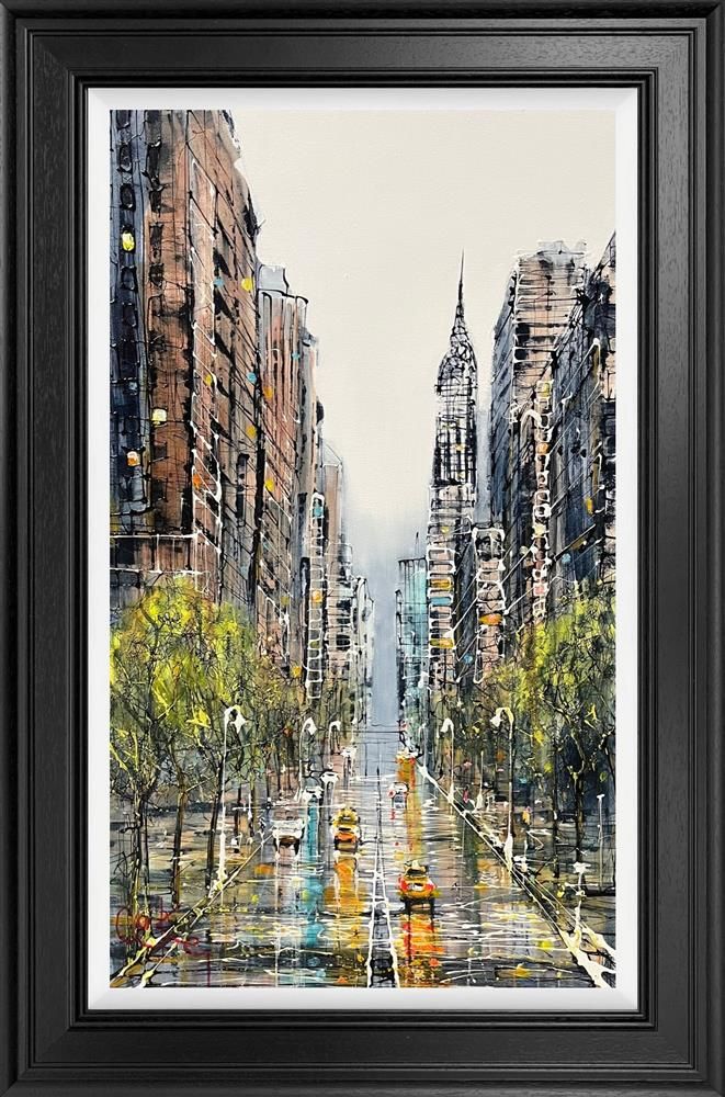 Nigel Cooke - 'Motion In Manhattan'  - Framed Original Artwork