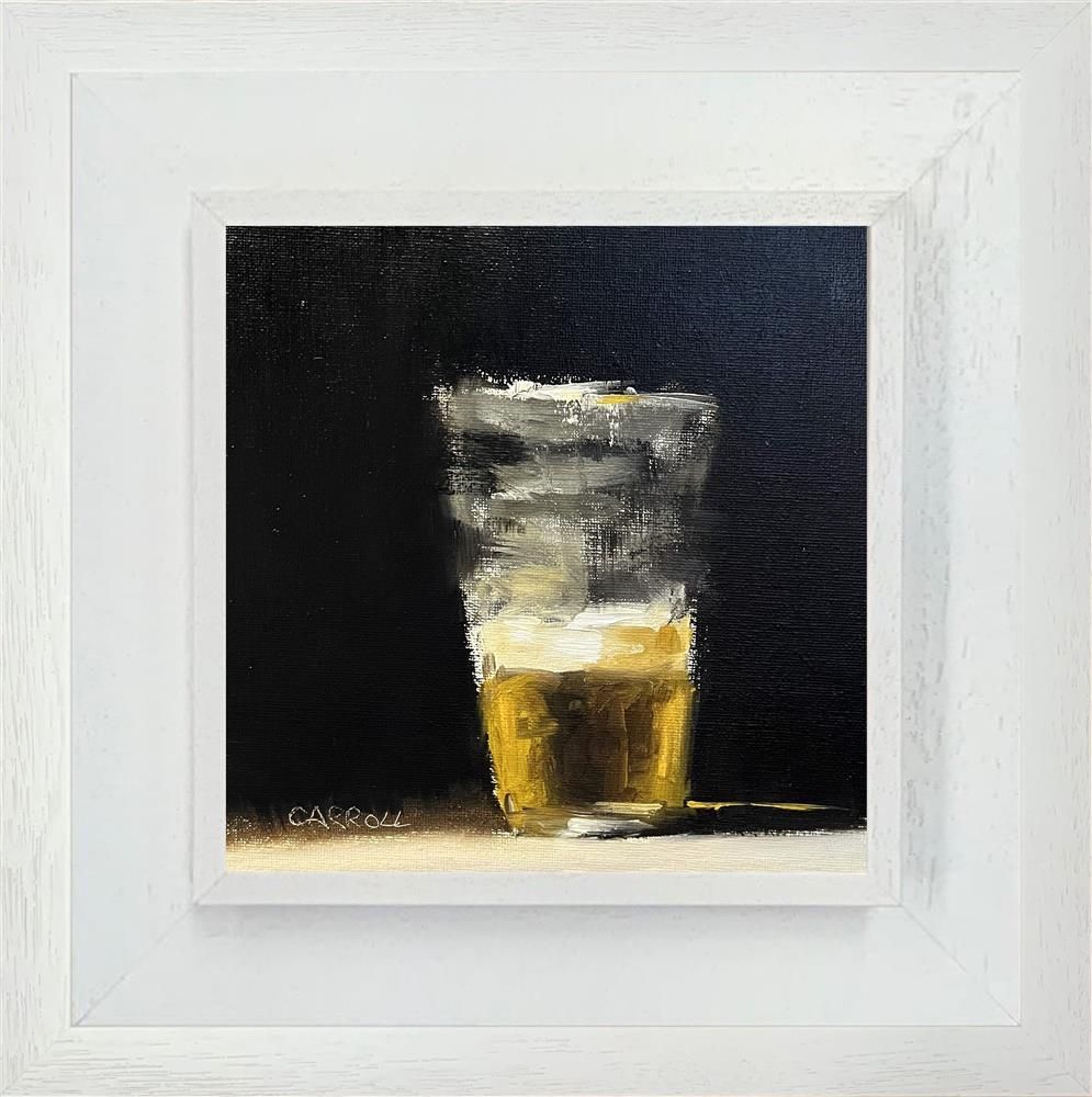 Neil Carroll -  'Glass Of Beer' - Framed Original Painting