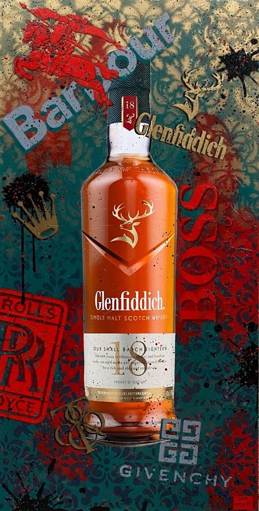 Hue Folk - 'Glenfiddich' - Framed Original Art