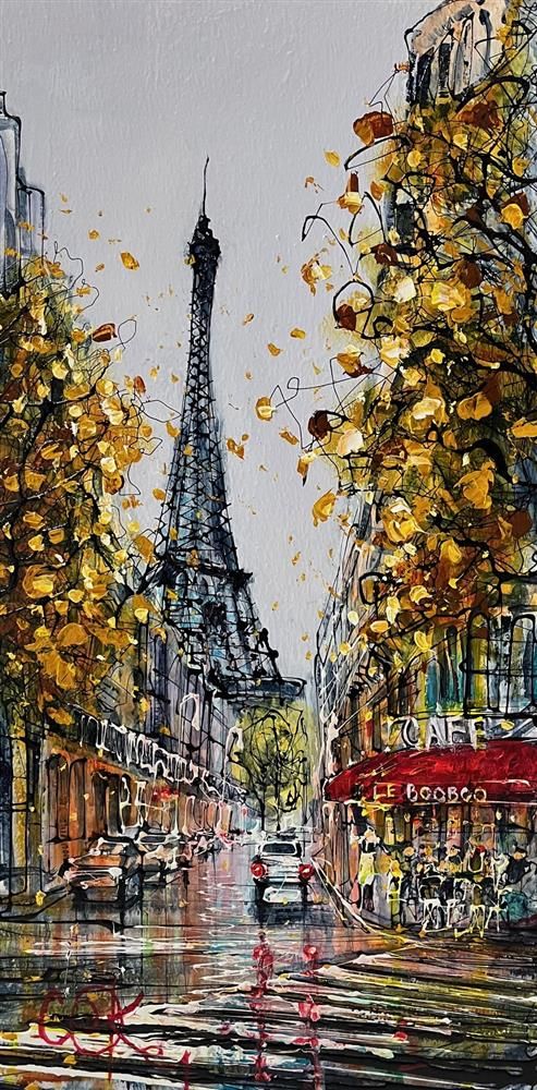 Nigel Cooke - 'Paris Distance'  - Framed Original Artwork