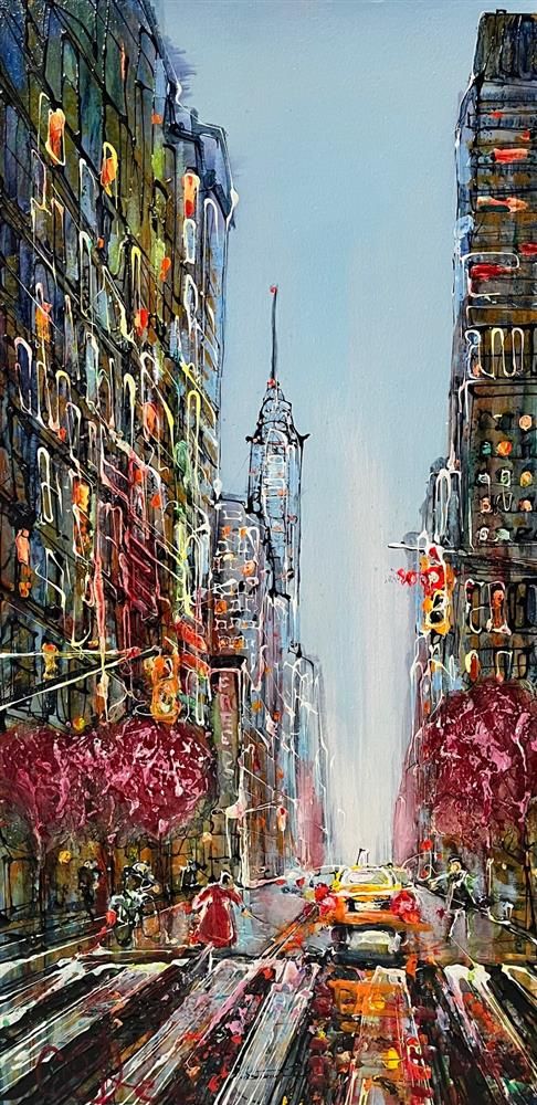 Nigel Cooke - 'City Glow'  - Framed Original Artwork