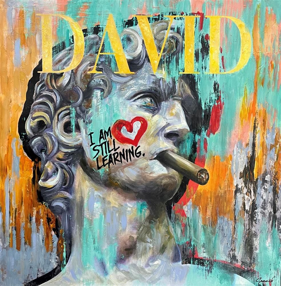 Sannib - 'David' - Framed Original Art