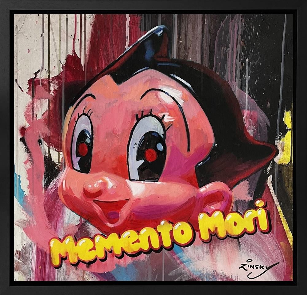 Zinsky - 'Astroboy Memento Mori' - Framed Original Artwork