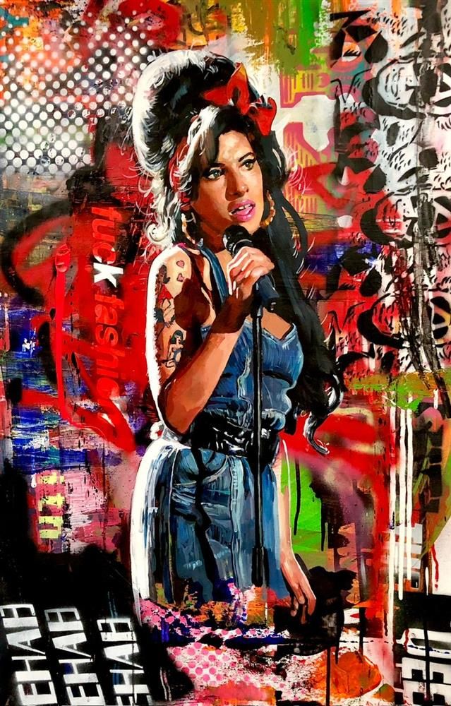 Zinsky - 'Winehouse' - Framed Original Artwork