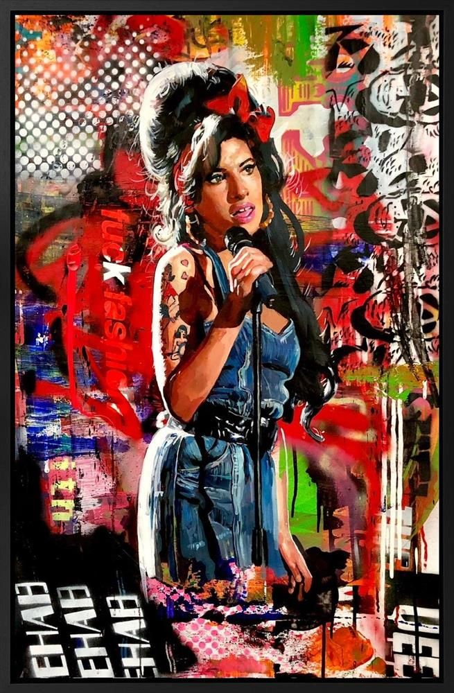 Zinsky - 'Winehouse' - Framed Original Artwork