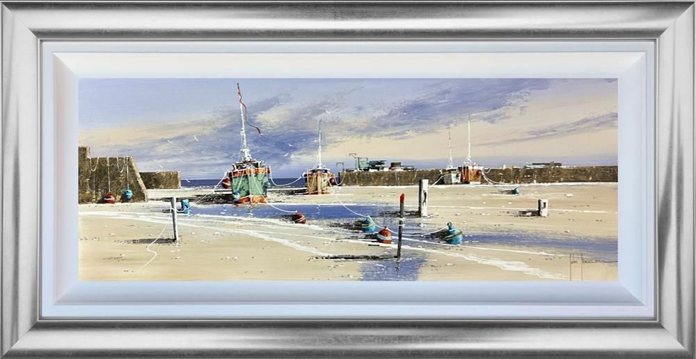 John Horsewell - 'Harbour Haven' - Framed Original Artwork