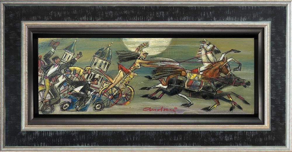 Andrei Protsouk - 'Horses And History' - Framed Original Art