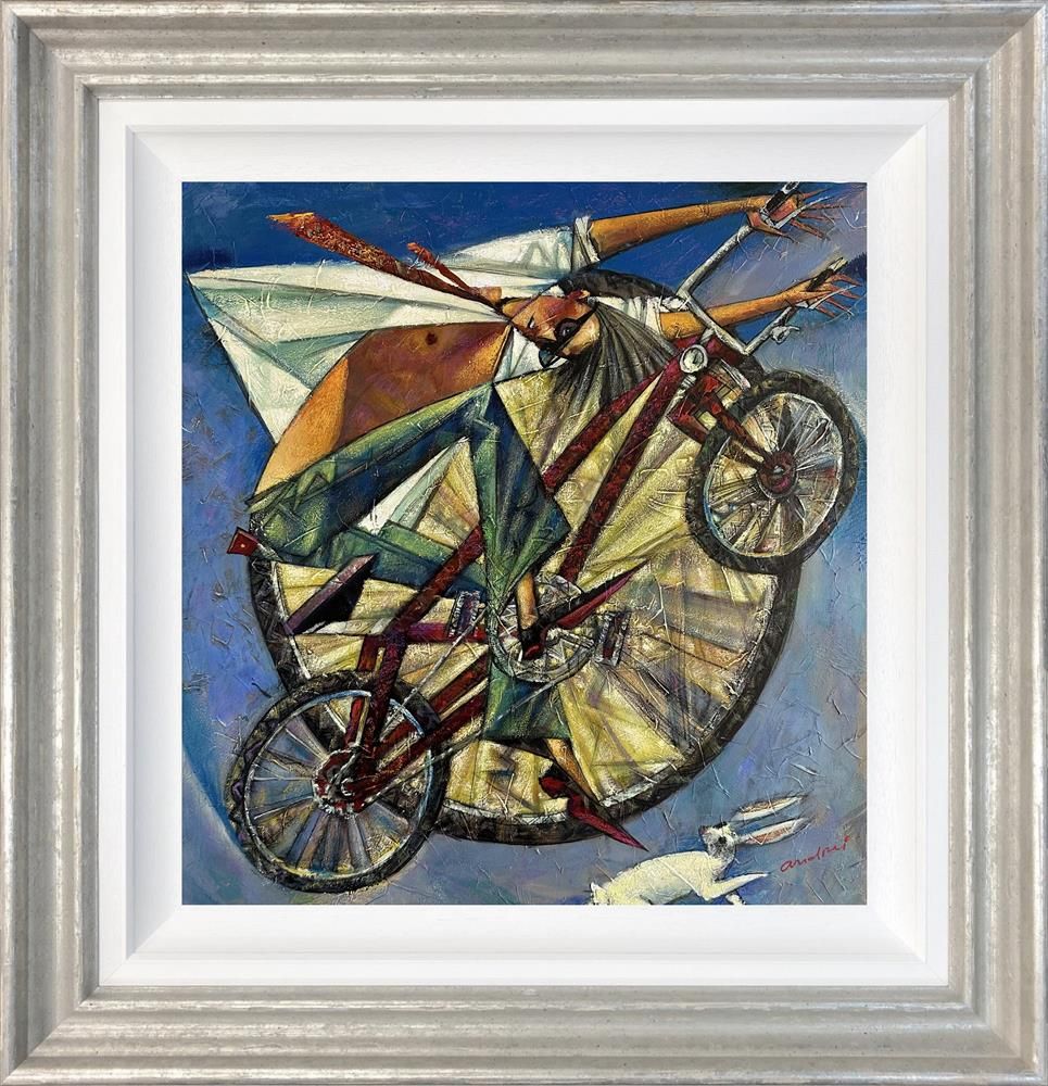 Andrei Protsouk - 'Bunny Hop' - Framed Original Art