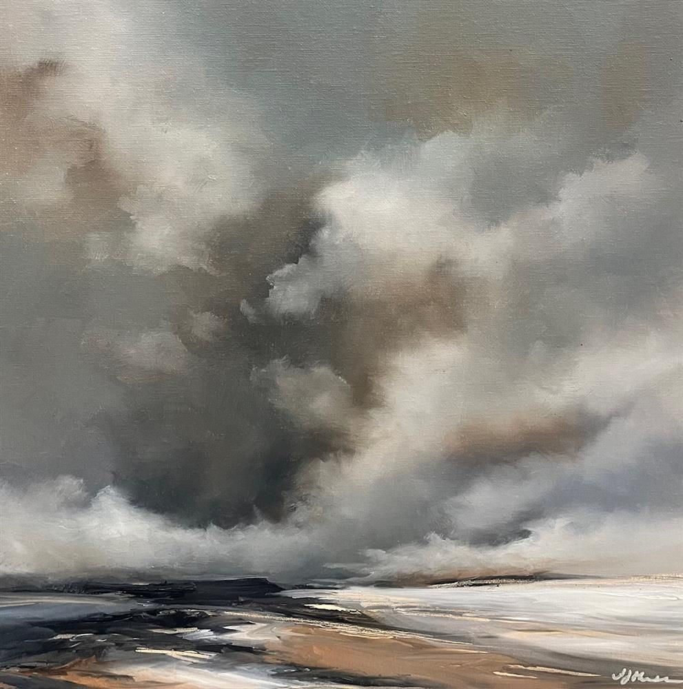 Alison Johnson - 'Drifting Clouds' - Framed Original Artwork