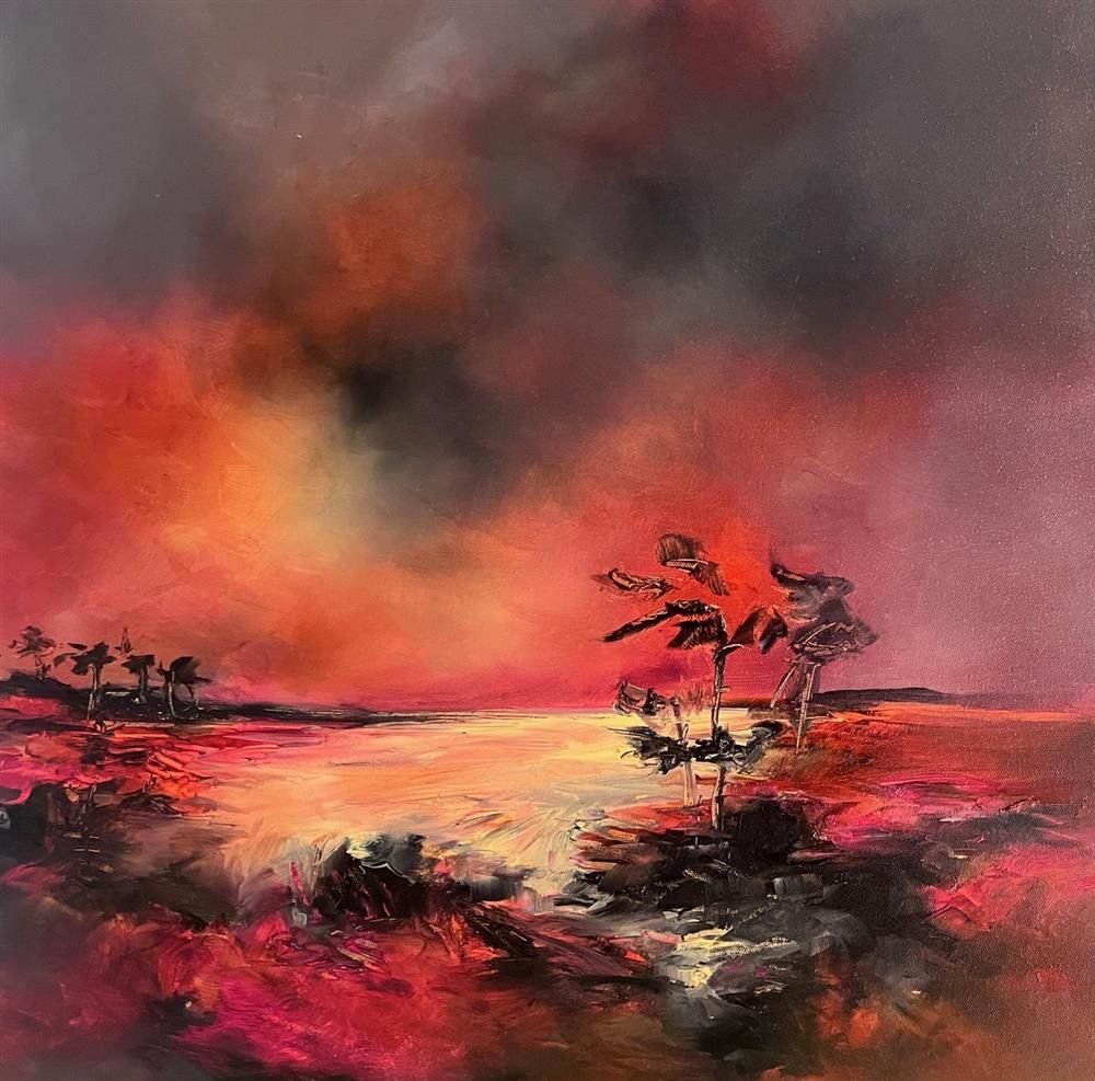 Alison Johnson - 'Sunlit Shores' - Framed Original Artwork