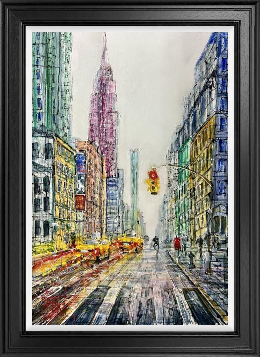 Nigel Cooke - 'The Sleepless City' - Framed Original Artwork