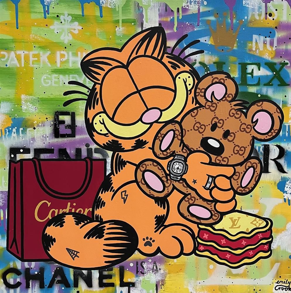 Emily Crook - 'Bear Hugz' - Framed Original Art