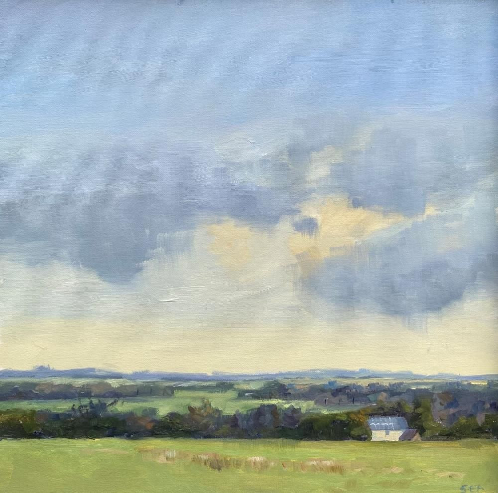 Stephanie Eufemia - 'Cotswold Views' - Framed Original Artwork