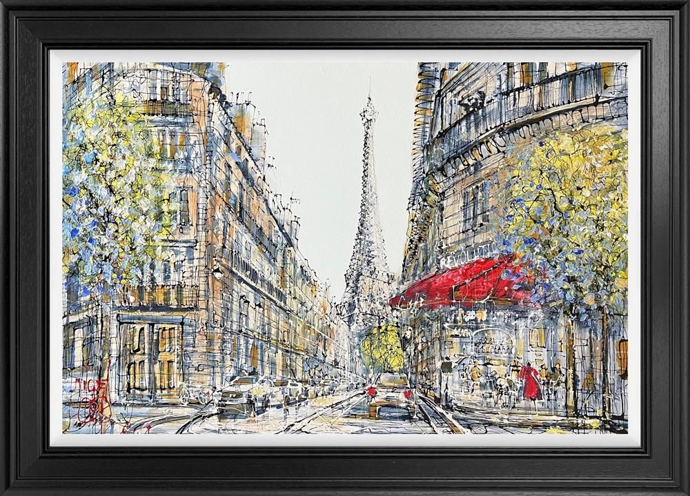 Nigel Cooke - 'Paris Avenue' - Framed Limited Edition Canvas