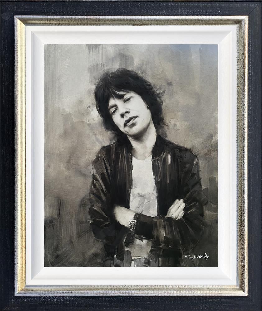 Tony Hinchliffe - 'Mick Jagger' - Framed Original Art