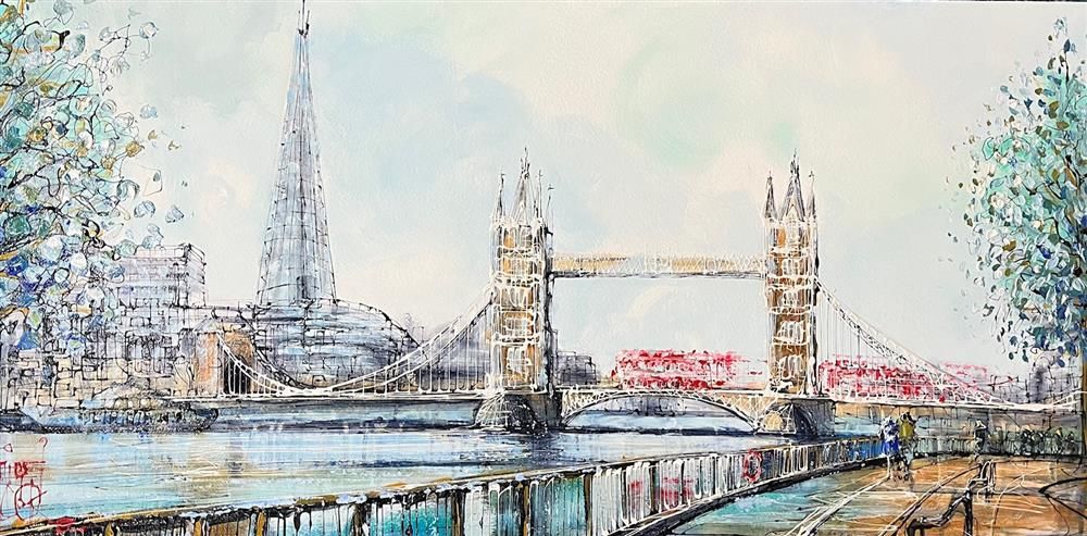 Nigel Cooke - 'London In All It's Glory' - Framed Original Artwork