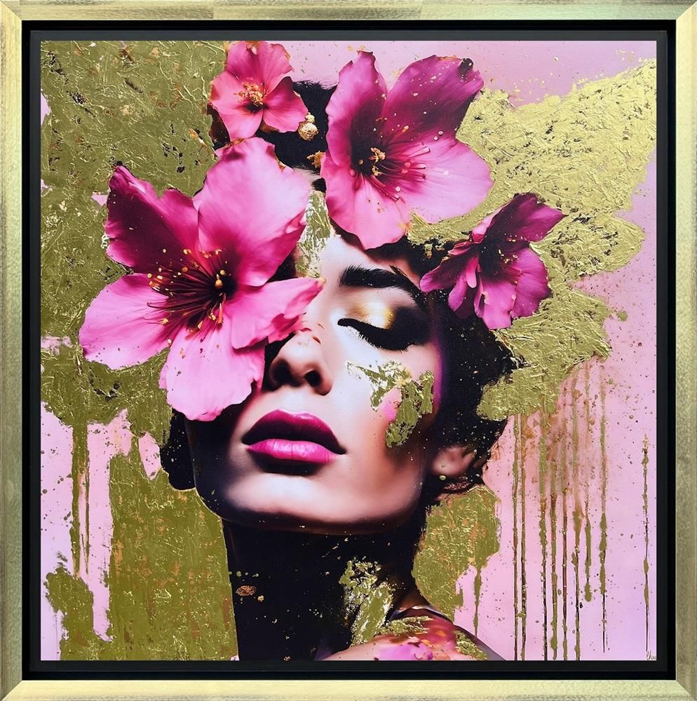 Chuck - 'Camellia's Kiss' - Framed Original Art