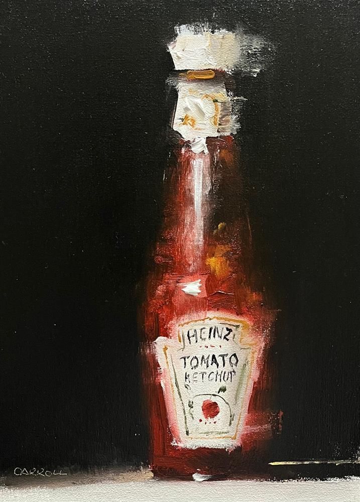 Neil Carroll - 'Bottle Of Sauce' - Framed Original Artwork