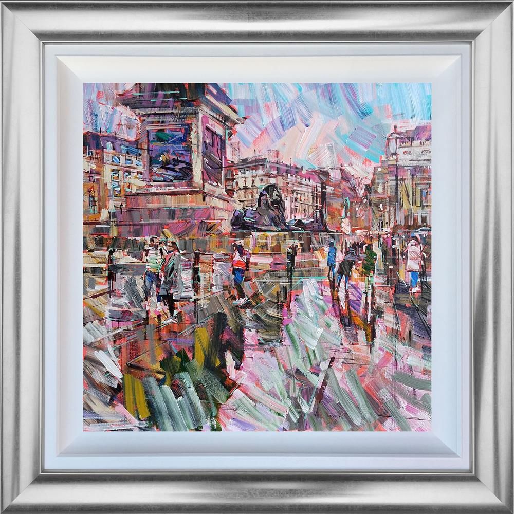 Colin Brown - 'London Showers' - Framed Original Art