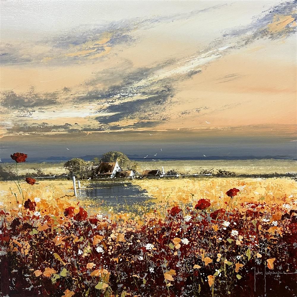 John Horsewell - 'Fields Of Gold' - Framed Original Artwork