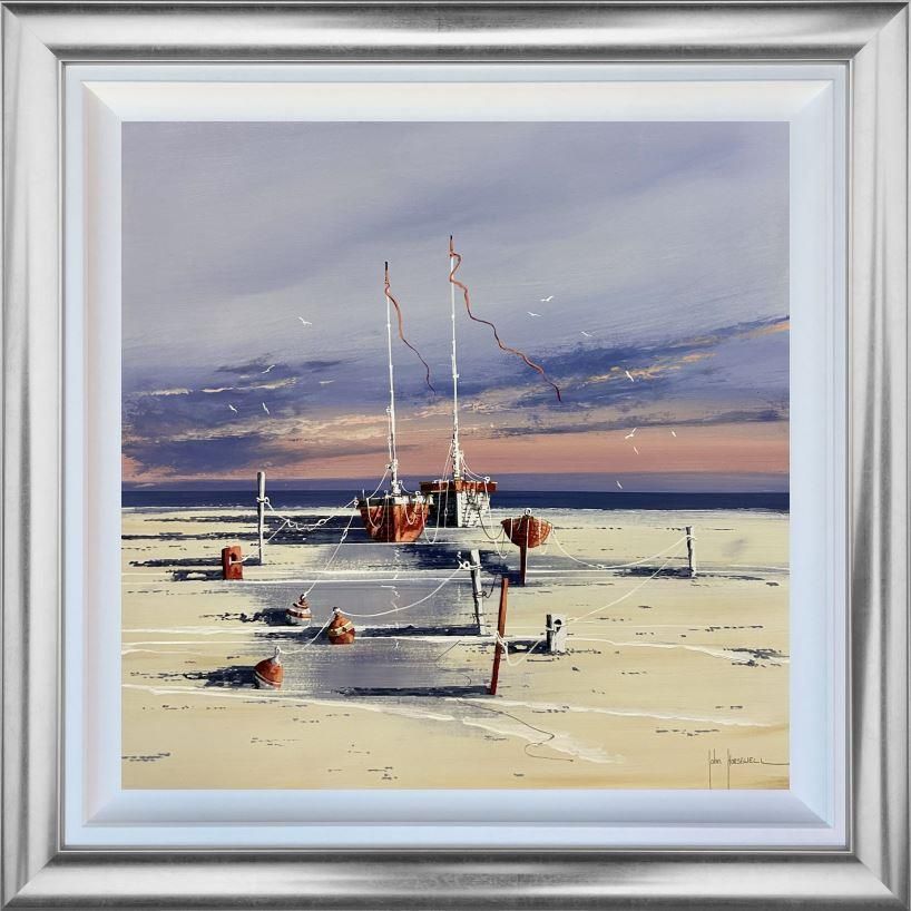 John Horsewell - 'When The Sun Goes Down' - Framed Original Artwork