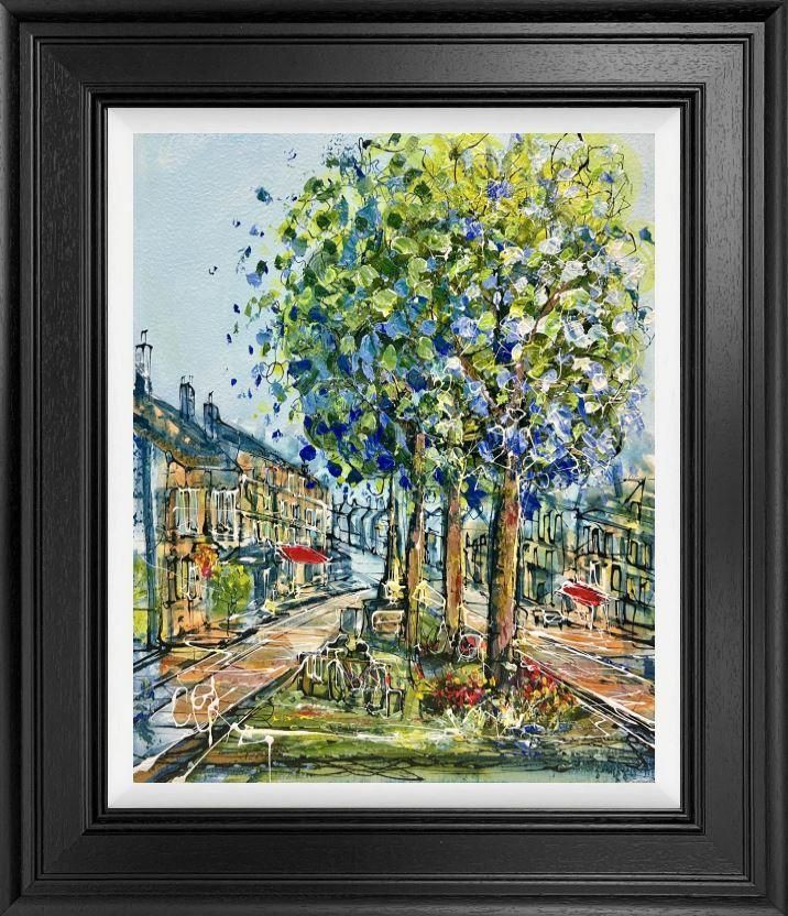 Nigel Cooke - 'In Full Bloom Burford ' - Framed Original Artwork