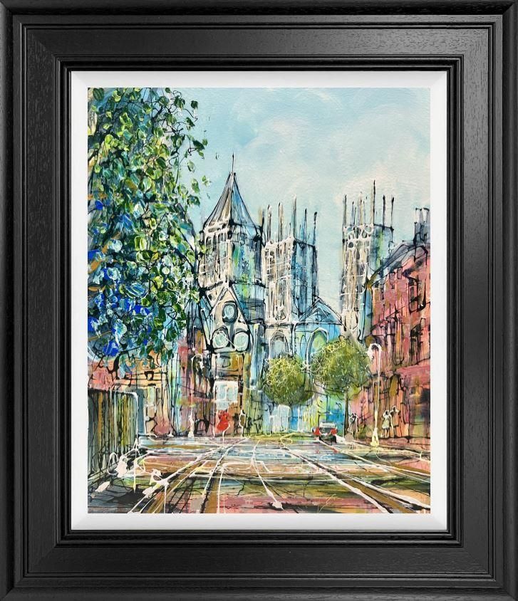 Nigel Cooke - 'York Minster' - Framed Original Artwork