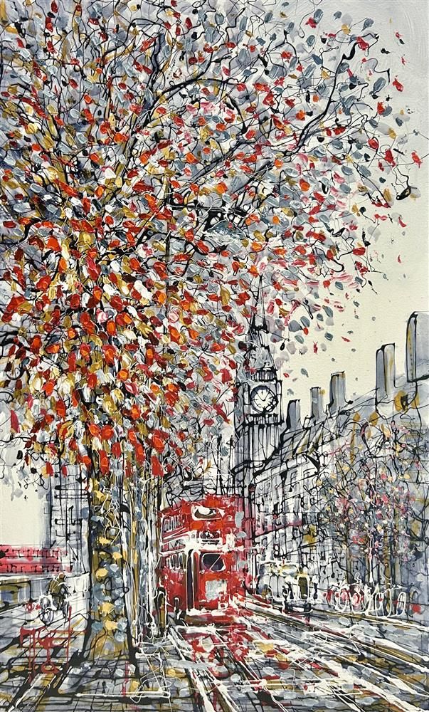 Nigel Cooke - 'Autumn's Arrival' - Framed Original Artwork