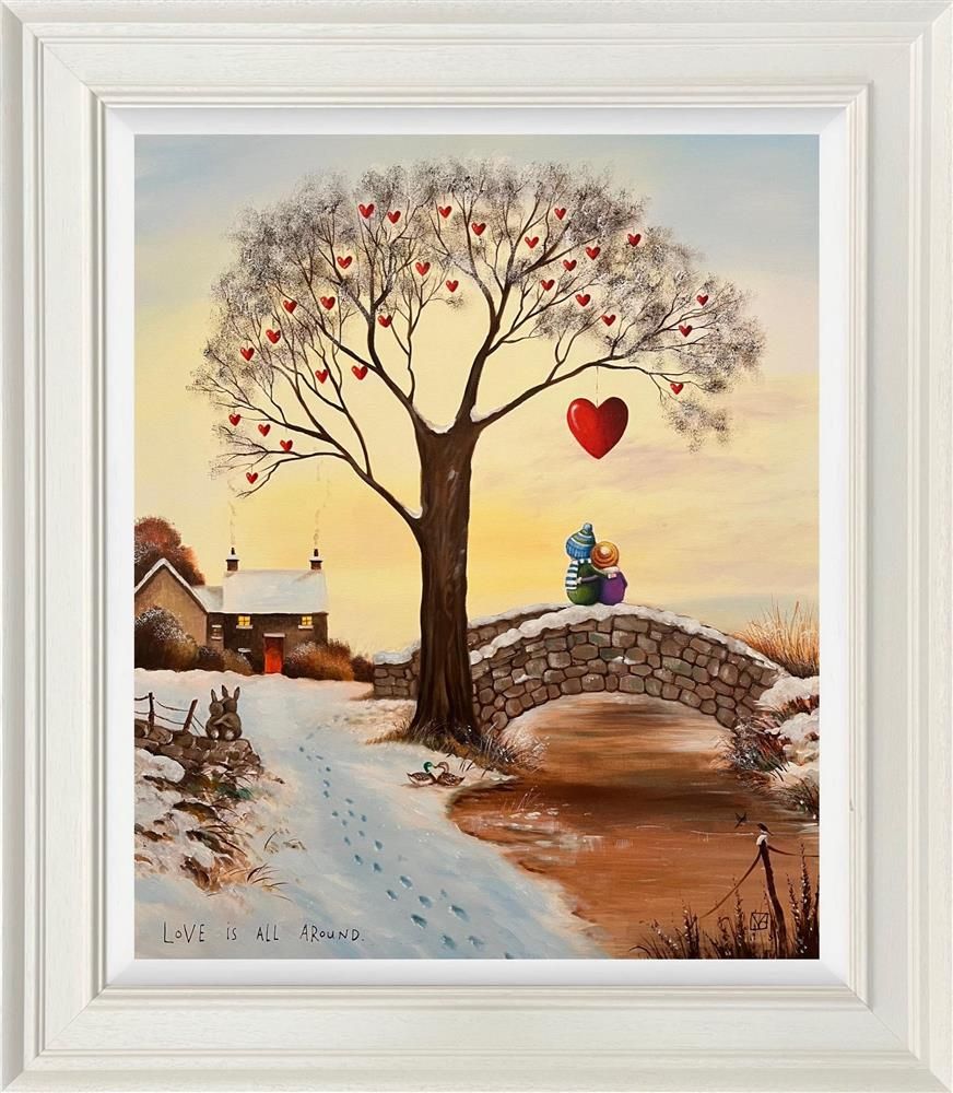 Michael Abrams - 'Love Is All Around' - Framed Original Art